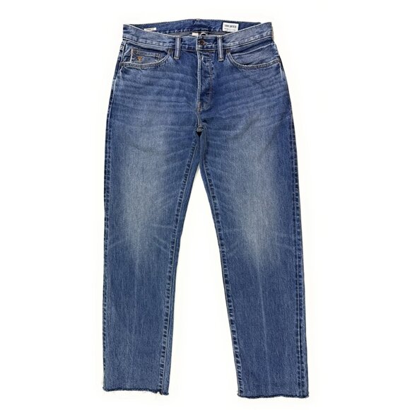 Todd Snyder Selvedge Straight Leg Jeans 12.5oz Cotton Distressed Denim Sz 30x29 - Picture 3 of 12